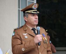 Curitiba, 26 de fevereiro de 2019. Homenagem as policiais militares pelo dia internacional da mulher