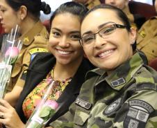 Curitiba, 26 de fevereiro de 2019. Homenagem as policiais militares pelo dia internacional da mulher