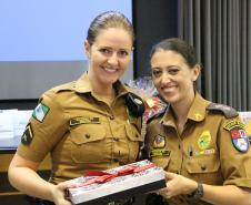 Curitiba, 26 de fevereiro de 2019. Homenagem as policiais militares pelo dia internacional da mulher