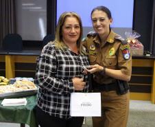 Curitiba, 26 de fevereiro de 2019. Homenagem as policiais militares pelo dia internacional da mulher