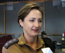 Curitiba, 26 de fevereiro de 2019. Homenagem as policiais militares pelo dia internacional da mulher