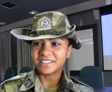 Curitiba, 26 de fevereiro de 2019. Homenagem as policiais militares pelo dia internacional da mulher