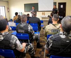Curitiba, 19 de março de 2019. Visita do Secretário Nacional de Segurança Pública ao BOPE.