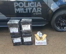 Equipe do Pelotão de Choque apreende mais de 61 quilos de maconha na cidade de Londrina; dois homens são presos