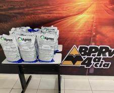 BPRv apreende 20 quilos de inseticida, 33 aparelhos de televisão e 15 galões de azeite de oliva em situações distintas