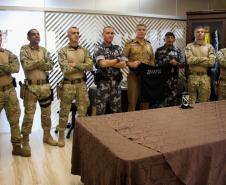 Curitiba, 29 de março de 2019. Entrega de Homenagem ao Comandante Geral Cel. Péricles - COE