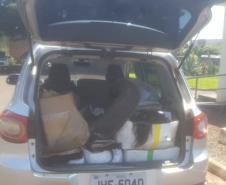 Contrabando é apreendido pela PM no Oeste do PR