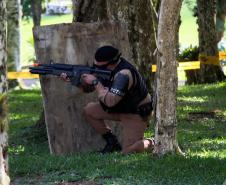 São José dos Pinhais, 30 de março de 2019. Exercício de APH Tático - 17º BPM