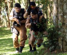 São José dos Pinhais, 30 de março de 2019. Exercício de APH Tático - 17º BPM