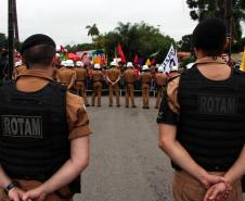 Neste domingo, Polícia Militar garante segurança nas imediações da Polícia Federal em Curitiba