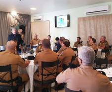 Londrina, 10 de abril de 2019. Visita do Secretário de Segurança ao 5º BPM em Londrina