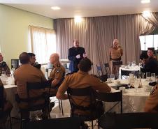 Londrina, 10 de abril de 2019. Visita do Secretário de Segurança ao 5º BPM em Londrina