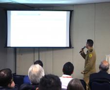 Pinhais, 11 de abril de 2019. Palestra do Cel. Hudson na Expotrade