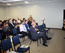 Pinhais, 11 de abril de 2019. Palestra do Cel. Hudson na Expotrade