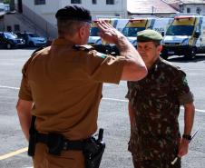 Curitiba, 15 de abril de 2019. Visita do General Tómas - Comandante da 5ª Divisão do Exército