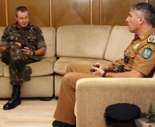 Curitiba, 15 de abril de 2019. Visita do General Tómas - Comandante da 5ª Divisão do Exército