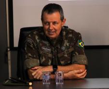 Curitiba, 15 de abril de 2019. Visita do General Tómas - Comandante da 5ª Divisão do Exército