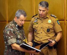 Curitiba, 15 de abril de 2019. Visita do General Tómas - Comandante da 5ª Divisão do Exército