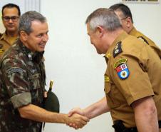 Curitiba, 15 de abril de 2019. Visita do General Tómas - Comandante da 5ª Divisão do Exército