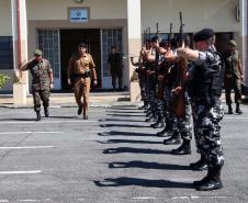 Curitiba, 15 de abril de 2019. Visita do General Tómas - Comandante da 5ª Divisão do Exército