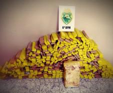 Carro carregado com 280 quilos de maconha é apreendido pela PM em Campo Bonito (PR)