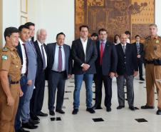 Curitiba, 15 de abril de 2019. Governador assina a promoção de praças da PMPR.