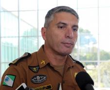 Curitiba, 15 de abril de 2019. Governador assina a promoção de praças da PMPR.