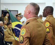 Matinhos, 18 de abril de 2019. Solenidade alusiva ao 42º Aniversário do 9º BPM.