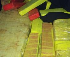 Mais de meia tonelada de maconha são apreendidas pela Polícia Rodoviária na Lapa (PR)