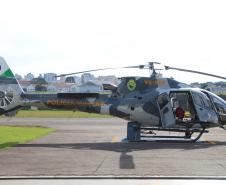 Curitiba, 26 de abril de 2019. Helicoptero bPMOA.