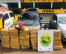 Mais de meia tonelada de maconha é apreendida pelo BPRv em situações distintas no Noroeste do estado