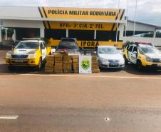 Mais de meia tonelada de maconha é apreendida pelo BPRv em situações distintas no Noroeste do estado