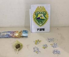 Ação da PM contra o tráfico de drogas resulta em três detidos em Ponta Grossa (PR)