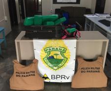 BPRv apreende mais de 36 quilos de maconha em situações distintas no Oeste e no Noroeste do estado