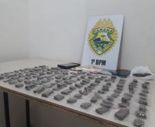 Em ações distintas, PM apreende revólver, recupera um veículo e prende quatro pessoas em Ponta Grossa