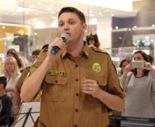 Curitiba, 11 de maio de 2019. Apresentação da Banda da PMPR em homenagem ao Dia das Mães.