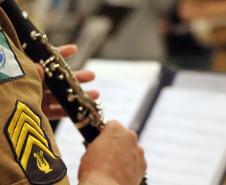 Curitiba, 11 de maio de 2019. Apresentação da Banda da PMPR em homenagem ao Dia das Mães.