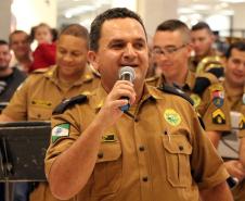 Curitiba, 11 de maio de 2019. Apresentação da Banda da PMPR em homenagem ao Dia das Mães.