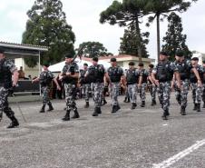 São Jose dos Pinhais, 20 de Maio de 2019. Solenidade alusiva ao Patrono da PMPR. Desfile do BOPE.