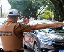 Curitiba, 27 de maio de 2019. Blitz Educativa Maio Amarelo