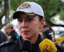 Curitiba, 27 de maio de 2019. Blitz Educativa Maio Amarelo