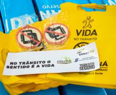 Curitiba, 27 de maio de 2019. Blitz Educativa Maio Amarelo