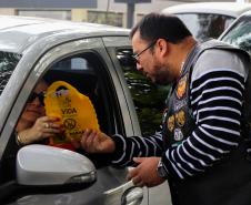 Curitiba, 27 de maio de 2019. Blitz Educativa Maio Amarelo