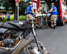 Curitiba, 27 de maio de 2019. Blitz Educativa Maio Amarelo