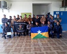 Policiais do BPFron participam de Instrução de Nivelamento de Conhecimentos para policiais militares de Roraima (RO)