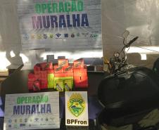 BPFron apreende cigarros eletrônicos contrabandeados e três motocicletas no Oeste do estado