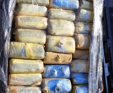BPRv apreende mais de 200 quilos de maconha em veículo furtado no Oeste do estado