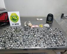 PM de Cambé prende homem e apreende mais de 370 porções de maconha 