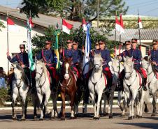Curitiba, 28 de junho de 2019. Regimento de Polícia Montada comemora 140 anos com solenidade e a participação do presidente em exercício, Hamilton Mourão.