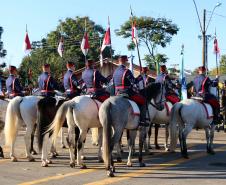 Curitiba, 28 de junho de 2019. Regimento de Polícia Montada comemora 140 anos com solenidade e a participação do presidente em exercício, Hamilton Mourão.